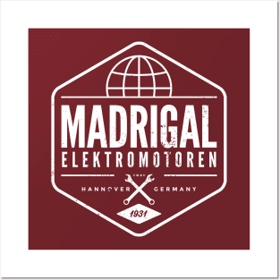 Madrigal Elektromotoren (aged look) Posters and Art